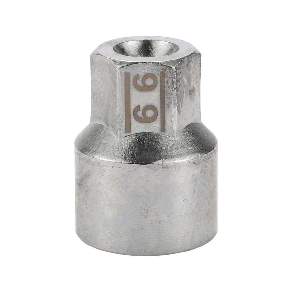 ABSOPRO Wheel Lock Nut Screw Nut Remover with Key Compatible with Porsche and Macan #66, 9/10" Diameter, 20-Point Anti-Theft Socket, Boxster, 911,