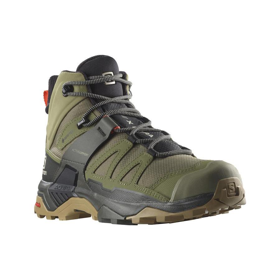 SALOMON X Ultra 4 Mid Gtx 'Оливково-зеленый' 417399