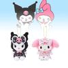 Очаровательное платье с цветочным принтом Куроми, плюшевая вешалка Sanrio, новый японский стиль, коллекционное