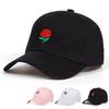 Unisex Rose Embroidery Baseball Caps Spring and Autumn Outdoor Adjustable Casual Hats Sunscreen Hat