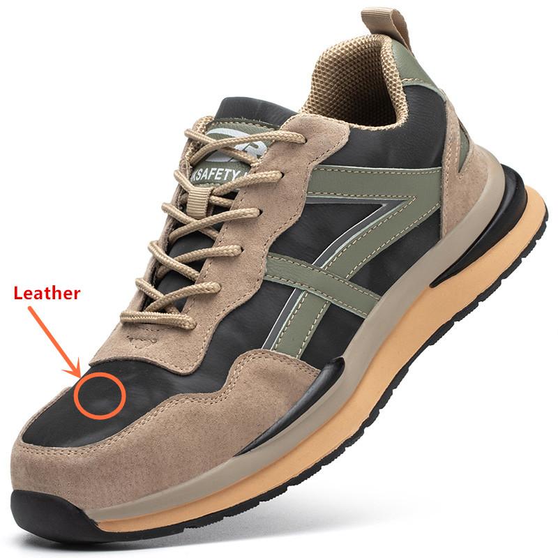 Защитная рабочая обувь со стальным носком, антипрокольная, противоскользящая, дышащая, безопасная рабочая обувь, легкая защитная обувь