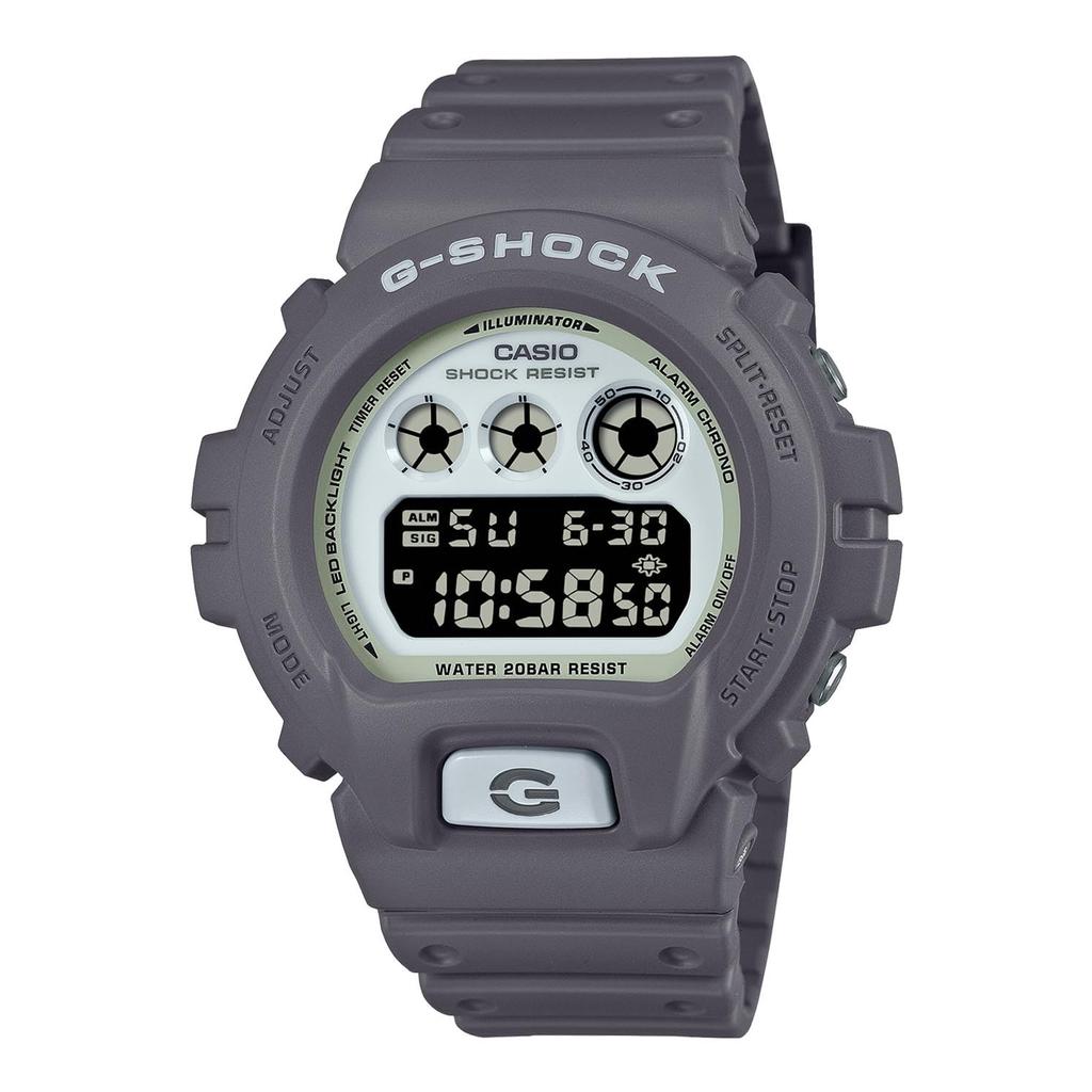 Casio Мужские часы G-Shock серии HIDDEN GLOW DW-6900HD-8JF серые [модель для Японии]