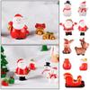 Home Decor Fairy Garden Snowman Figurine Mini Santa Claus Christmas Decorations Xmas Ornament