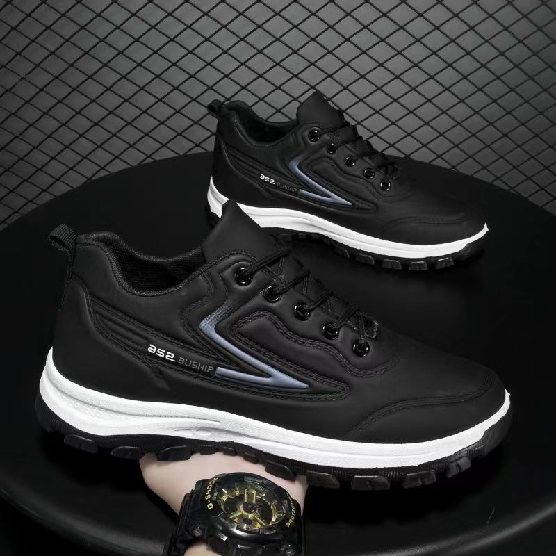 Модные повседневные мужские кроссовки для сноуборда, студенческие, водонепроницаемые, кожаные, для бега, фитнеса, амортизирующие, легкие, удобные для носки, спортивные туфли