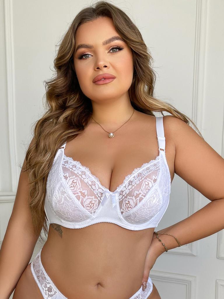 Новое европейское и американское ультратонкое кружевное нижнее белье на стальном кольце с двойным рядом пуговиц, регулируемый бюстгальтер большого размера