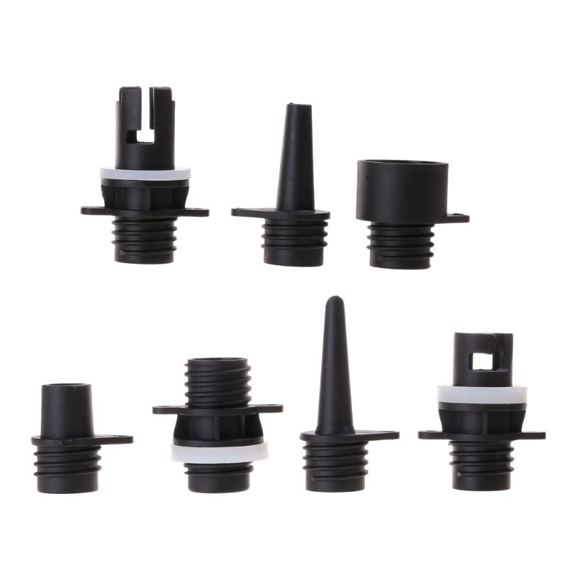 Paddle Board Pumps Adapter Hose Inflatable Boats Pumps Adapter & Air Hose Replacement with 7 Air Valves Nozzle