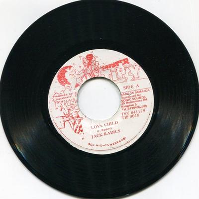 7-дюймовая пластинка JACK RADICS - Love Child TIP0018 Mister Tipsy 1993 Ямайка Регги, Ска и Даб Б/У