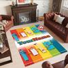 Numberblocks Customize Text Area Rug Design for Dormitory Playrooms Living Rooms Balcony Antislip Carpet Office home decor