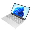 Ноутбук 15,6 дюйма для Win 11 1920x1080 IPS HD Четырехъядерный Четырехпоточный 2,4 ГГц 5 ГГц WIFI Ноутбук Серебристый