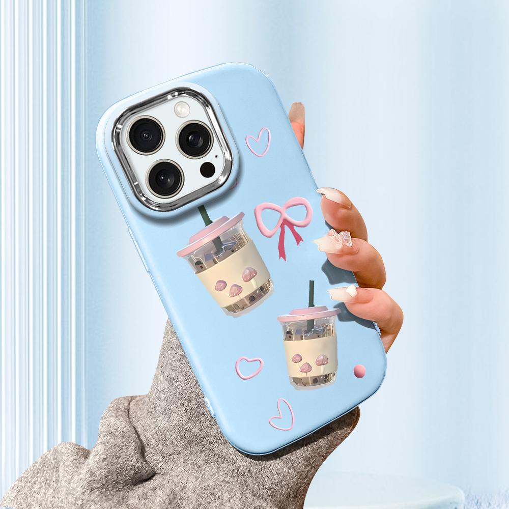 For iPhone 15 14 13 11ProMax 14 15 16 Samsung S25 S24 S23 S22 Redmi 10 13 14C Cartoon Black Cat Silver Edge Soft Liquid Silicone Protective Casing