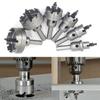 5pcs/set High Speed Steel Hole Opener Iron Plate HSS Hole Saw Drill Stainless Steel Metal Alloy Iron Cutting Drill Tool Kit HMM