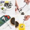 304 Stainless Steel Tea Filter Recyclable Tea Strainer Ball Metal Tea Bag Teapot Adjustable Tea Infuser Filter Kitchen Gadget