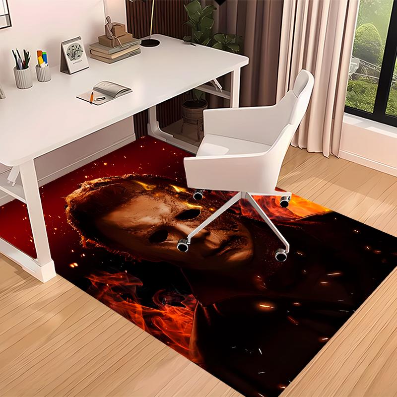 The Revenge of Michael Myers Printed Absorbent Washable Carpet, Non-Slip Bathroom Mats, Kitchen Rugs, Yoga Mat,Living Room Entrance, Camping Picnic Ru