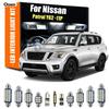 Для Nissan Murano 2011-2014 11 шт. Светодиодный комплект внутреннего освещения купола, для чтения, багажника, лампа номерного знака, автомобильные огни, сигнальная лампа