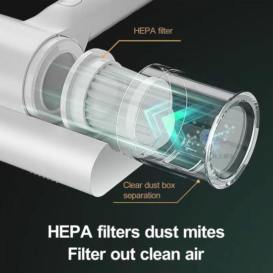 Ручной пылесос с фильтром 12 кПа, мощный всасывающий малошумный перезаряжаемый беспроводной пылесос для удаления пыли
