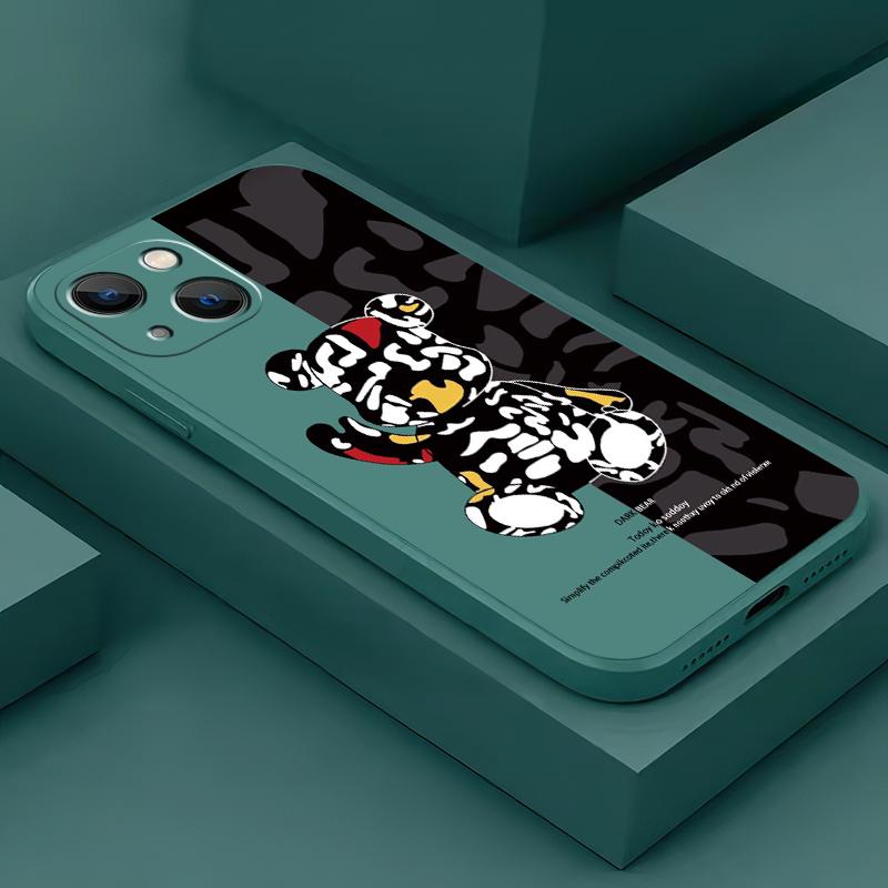 Анимационный модный мягкий милый телефон для Iphone 7 13 11 Plus 8 X XS Mini 6 6s Max Pro 14 12 XR Силиконовый прямой силиконовый мягкий чехол из ТПУ