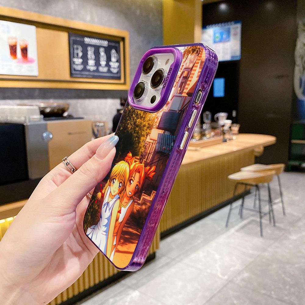Everlasting Summer Alisa Purple Translucent Mobile Phone Case for iPhone 17 16 15 14 13 12 11 X XR XS Air Pro Max Plus Cover
