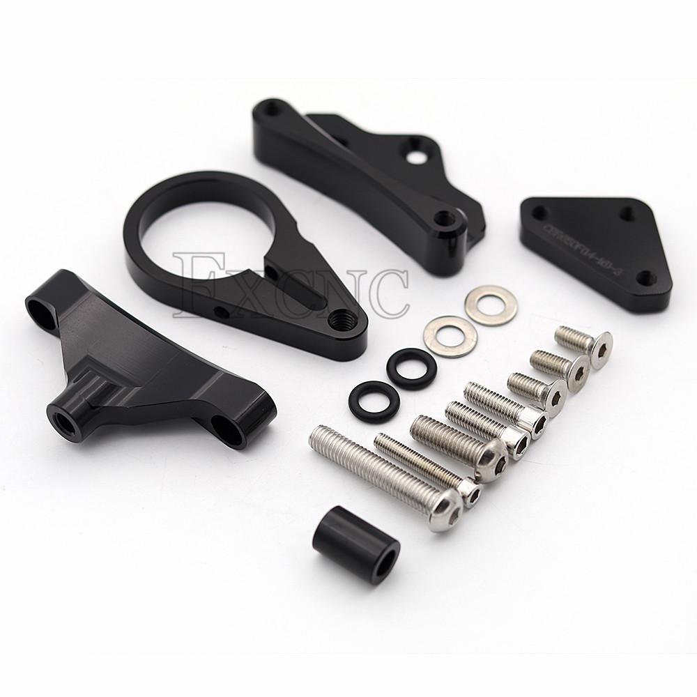For HONDA CBR650F CBR 650F 2014 2015 2016 2017-2025 CNC Adjustable Motorcycle Steering Damper Stabilizer Bracket Mounting Kit