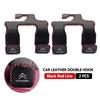 Leather Car Seat Back Head Rest Double Hook Handbag Bracket For Citroen Grand Berlingo Jumper Celysee Xsara Picasso Aircross aia256