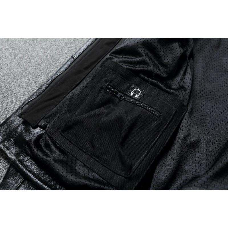 Китайский размер Тяжелая мотоциклетная куртка Club Biker Coat Настоящая коровья кожаная куртка для мужчин Съемный капюшон для верховой езды Мужская кожаная куртка