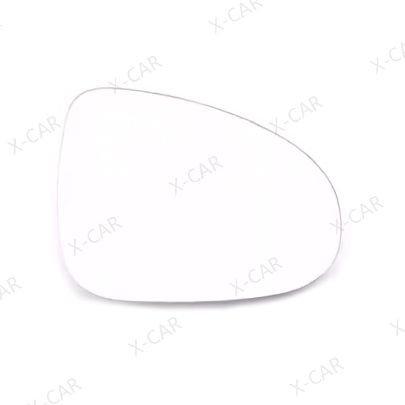 For VW Touareg 2011 2012 2013 2014 2015 2016 2017 2018 Outside Side Mirror Frame Bottom Cover Cap Rearview Mirror Lens Glass