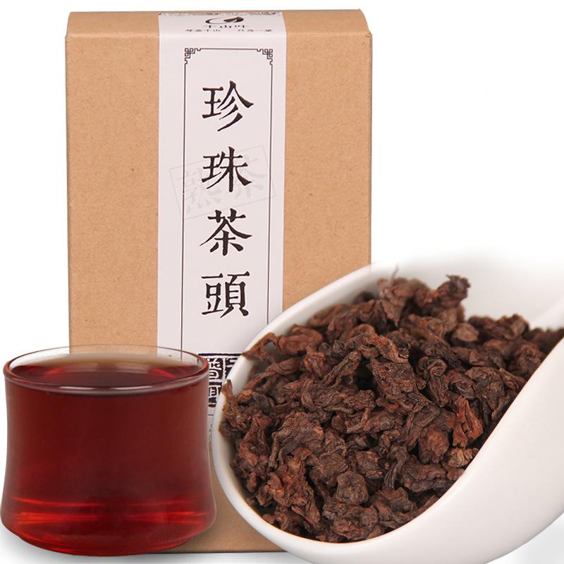 Muzhi Pearl Tea Head Чай Пуэр Вареный чай Юньнань Чай Пуэр Mini Pearl Old Tea Head 200г