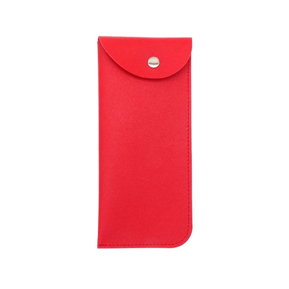 Сумка для очков из сплошного цвета из искусственной кожи, сумка для ювелирных изделий, мини-сумка для косметики, упаковка для ювелирных изделий