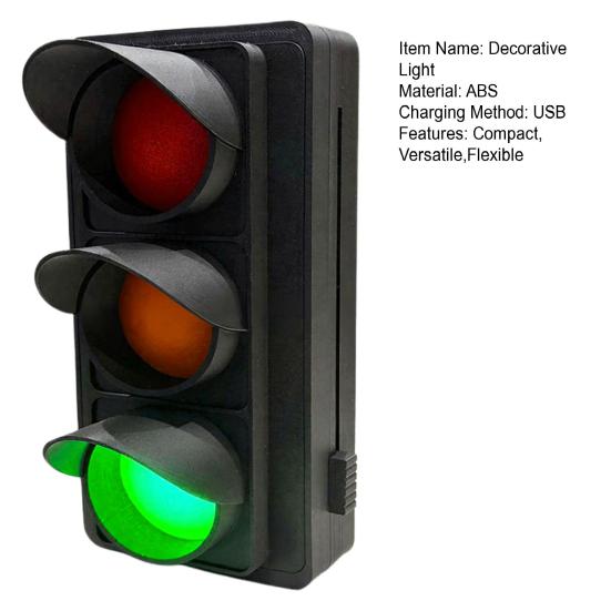 Социальный световой сигнал с питанием от USB Светофор Настольный Настенный Домашний Не для декора в Офис