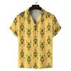 Mens Designer Clothing 3D Print Shirt Oversized Summer 2025 Travel Hawaii Beach Hawaiian Harajuku Pattern Camisa Masculino Lapel