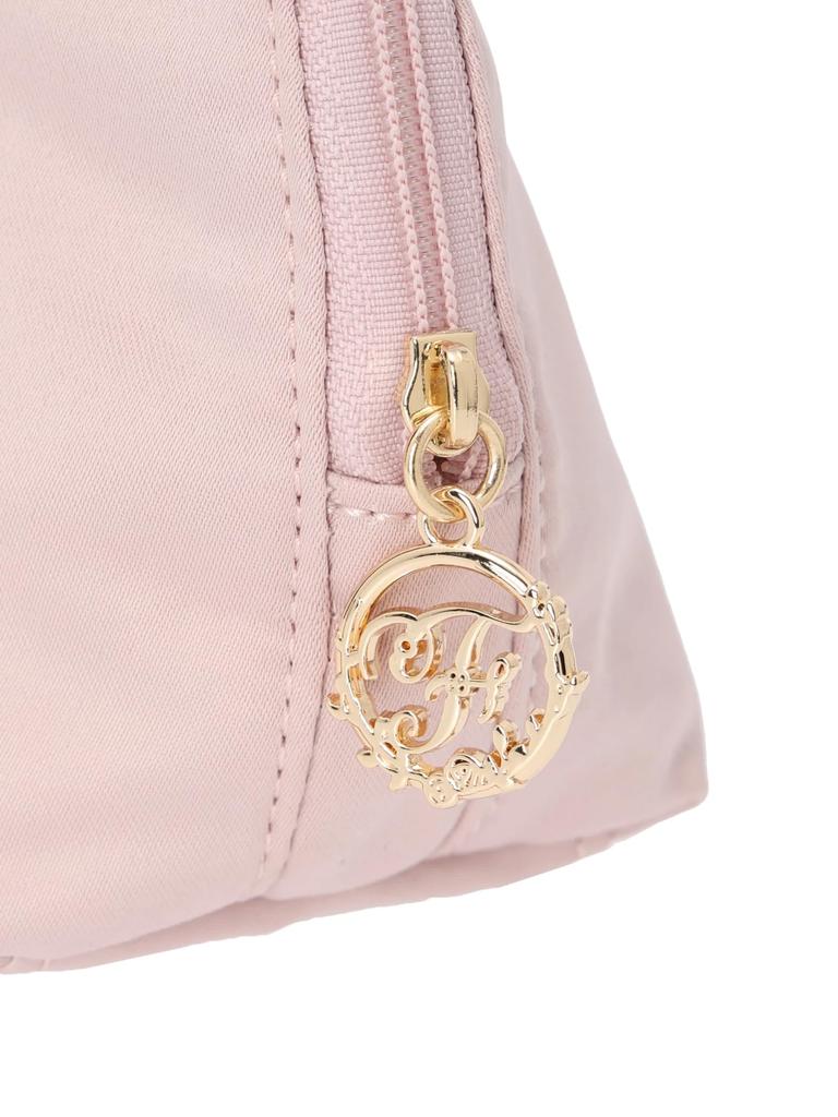 De Pouch Satin Ribbon Round Pouch 8A43FJJ0200 Grayish Pink [Maison Fleur] Women's