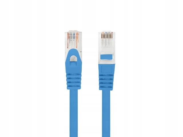 Patchcord Lanberg UTP kat.6 20m LSZH CU fluke passed niebieski