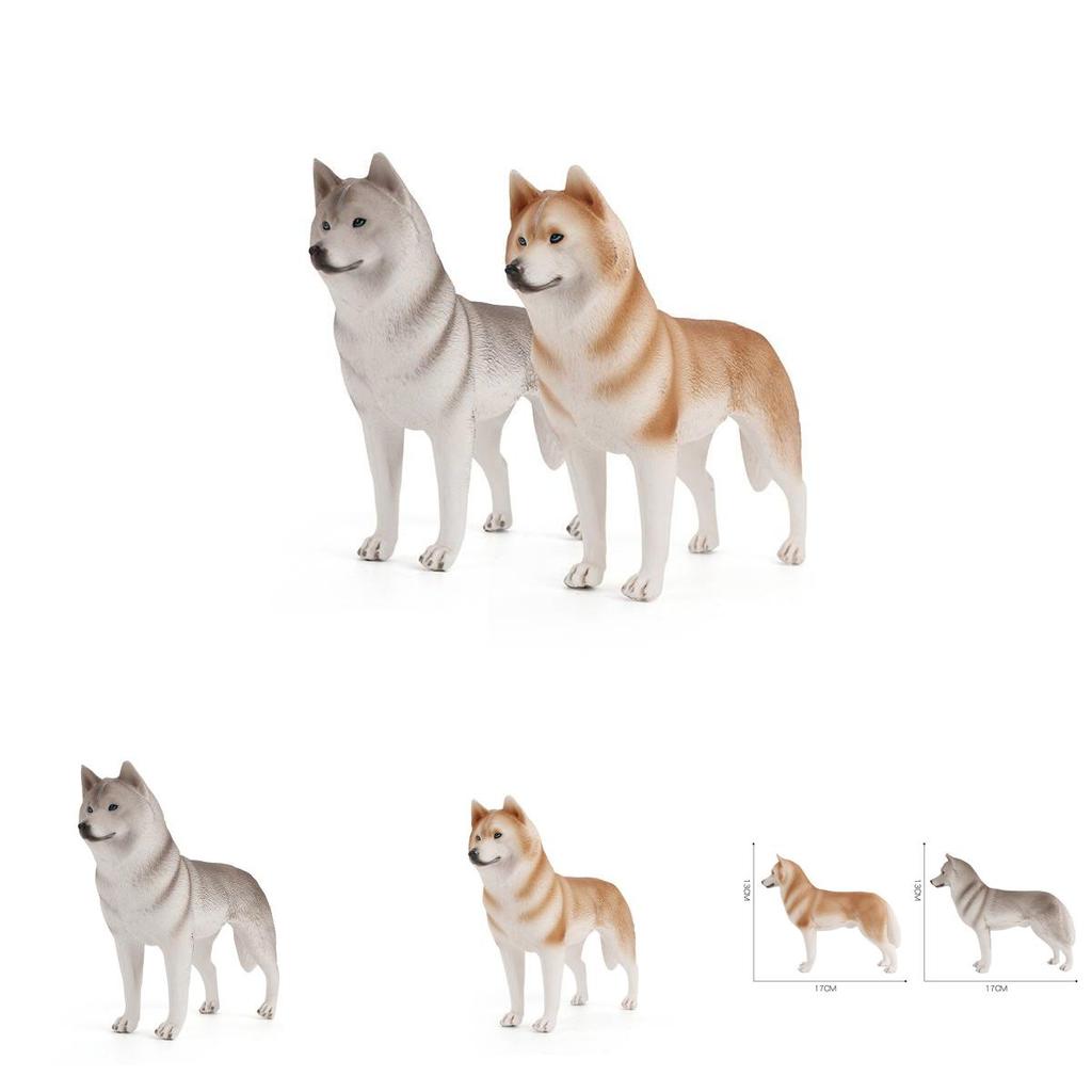 Pvc Husky Figurine Collectible For Home Office Decor And Animal Fans