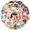 50 PCS Christmas Stickers - Colorful Holiday Decals for Mugs, Tablets, Gifts