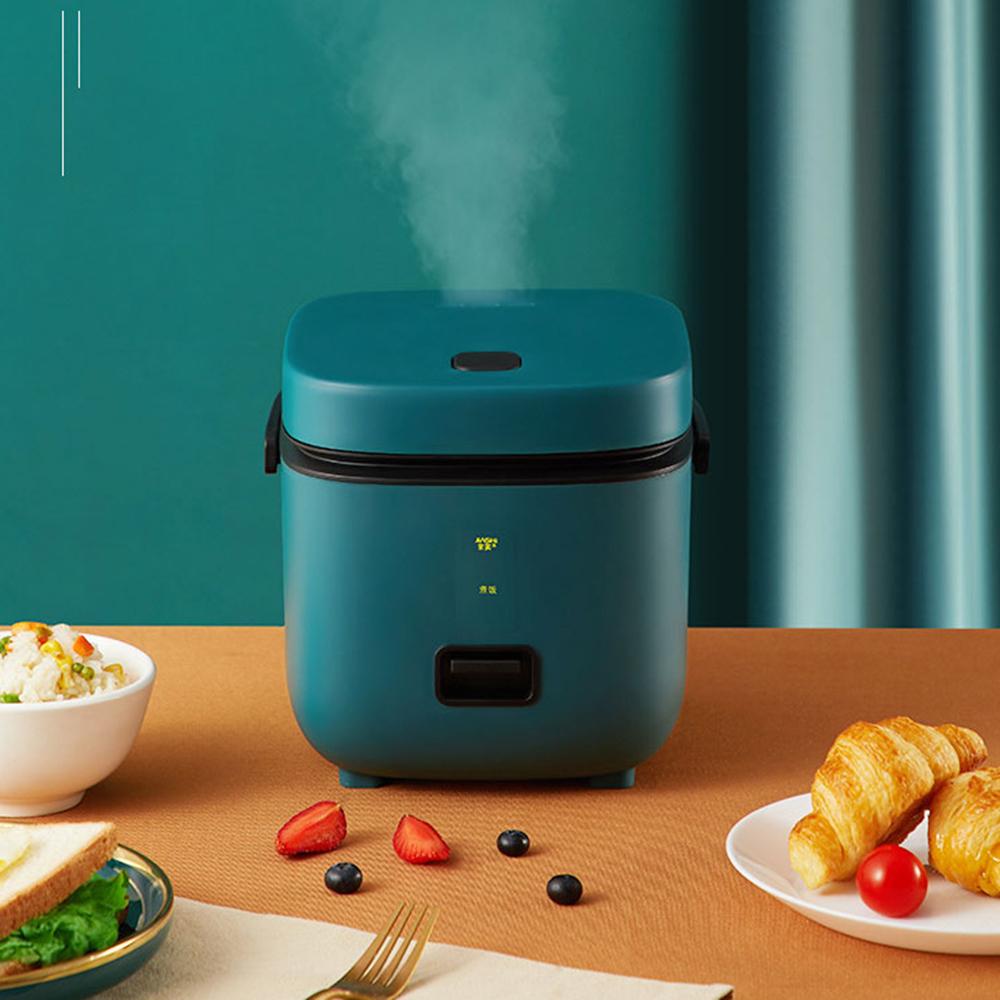 1.2L Мини электрическая рисоварка с антипригарным покрытием Мультиварка Бытовая машина для приготовления каши Суп Небольшие домашние рисоварки