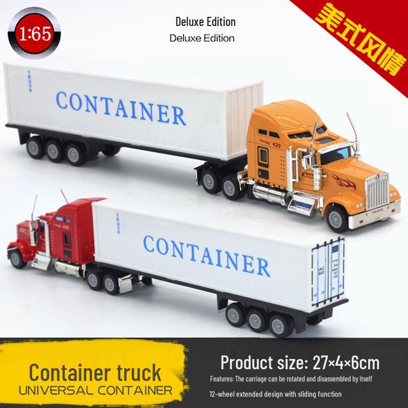 Children's Alloy Transport Toy: Pull-Back Fire Truck, Trailer, Tank & Excavator