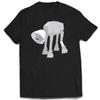 Футболка AT-AT Walker 100% Хлопок Винтажный Уличный Стиль Унисекс Футболки С Круглым Вырезом Стильные Удобные Универсальные Летние Харадзюку Повседневные Топы