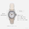 Fieldwork Women's Analog Watch with Leather Strap, Simple and Lightweight, Oval Leather Strap, Gray, ST292-2