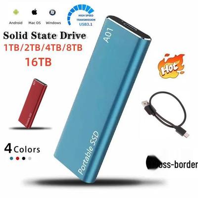 Портативный SSD-накопитель для расширения, 500 ГБ - 30 ТБ с интерфейсом Type-C