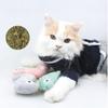 Игрушка для прикуса моляров питомца, мультяшная мягкая игрушка, милая плюшевая кошка, жевательная игрушка, интерактивные игрушки для питомцев для кошки