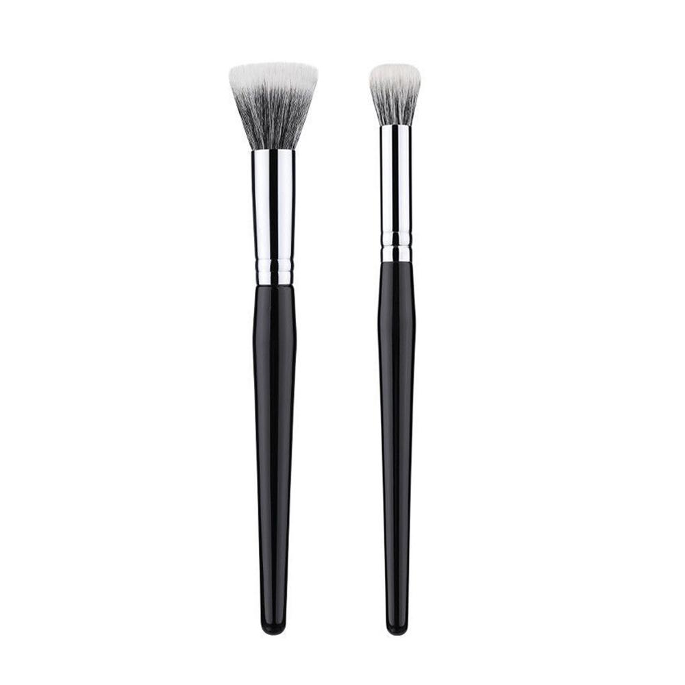 Stippling Highlight Brush Blush Goat Hair Multifunctional Mask Tool Foundation Beauty Concealer Q3Z7