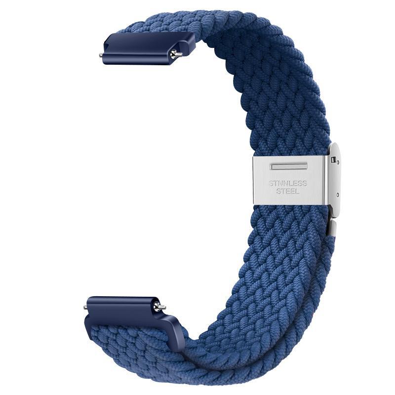 14mm Nylon Braided Loop Watch Strap for Xiaomi Mi Band 8 - Women's Thin Waist Design