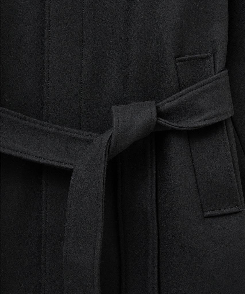 Lmood Logan Balmacaan Coat Feltro Black