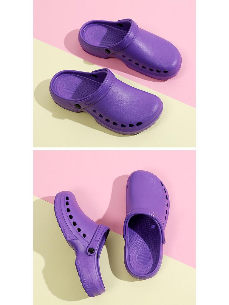 Нескользящие хирургические сабо из ЭВА с закрытым носком для мужчин и женщин - Дышащие, с мягкой подошвой, Идеальны для медицинского персонала