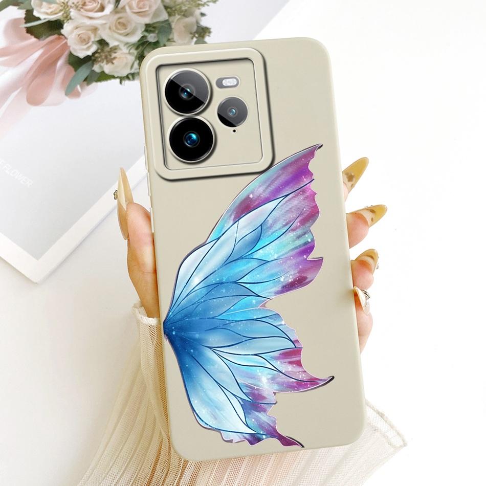 Для Realme GT 7 Pro Милый Кот Цветок Мультяшный Чехол Для Телефона Для Realme GT7 Pro RMX5010 Ударопрочный Мягкий Силиконовый Чехол Бамперы