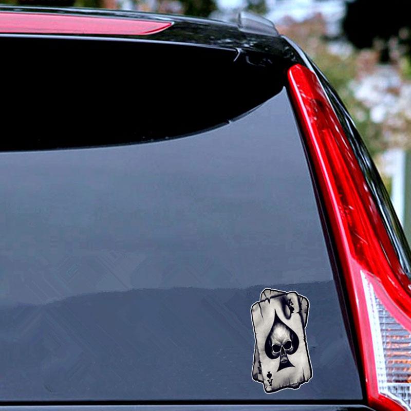 Наклейка с черепом Perets, интересные светоотражающие наклейки для автомобиля, автотовары, аксессуары