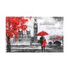 Diamond Painting Walking In The Rain Home Office Wall Decorative Crystal Cross-stitch Diamond Embroidery