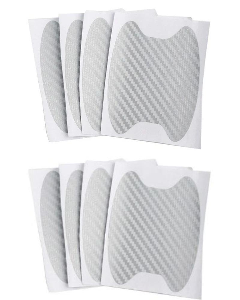 Автомобильные наклейки против царапин, дверная ручка автомобиля, защитная пленка из углеродного волокна, защитная пленка для автомобильной ручки, Стайлинг, внешние аксессуары