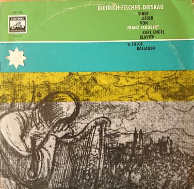 LP Пластинка ДИТРИХ ФИШЕР-ДИСКАУ, КАРЛ ЭНГЕ - Дитрих Фишер-Дискау Поет Песни E91023 Electrola, Die  Германия Классика Б/У