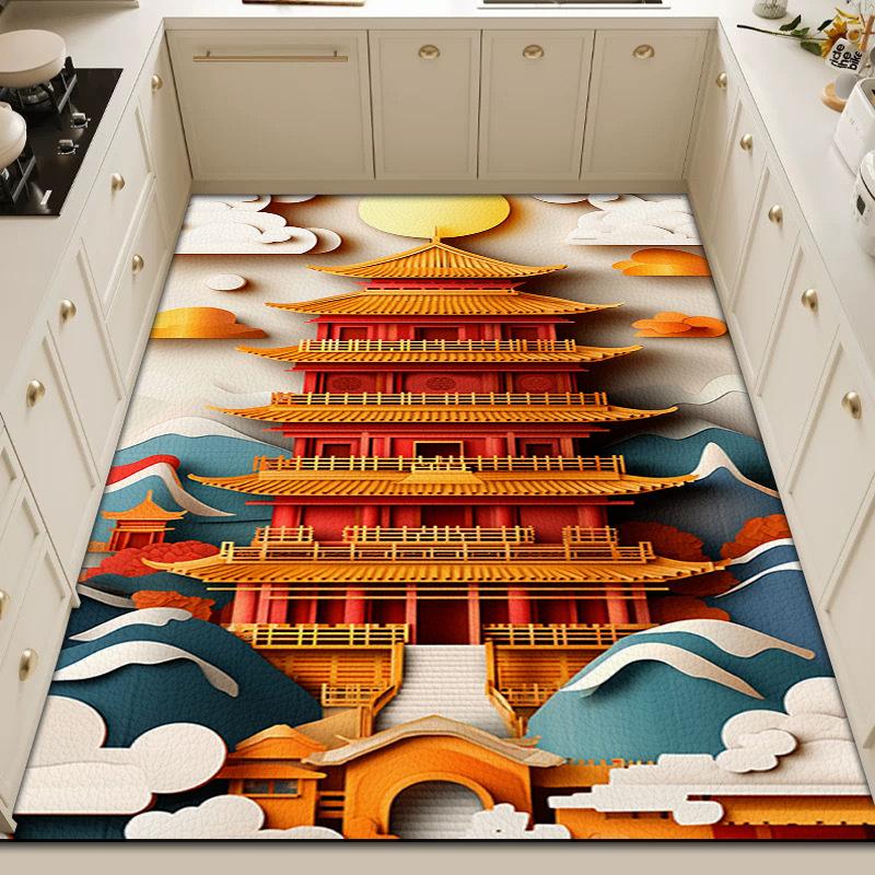 Входная дверь, коврик для пола, коврик для крыльца, домашняя спальня, китайский грязеотталкивающий ковер, постельное белье, можно резать, коврик для ног