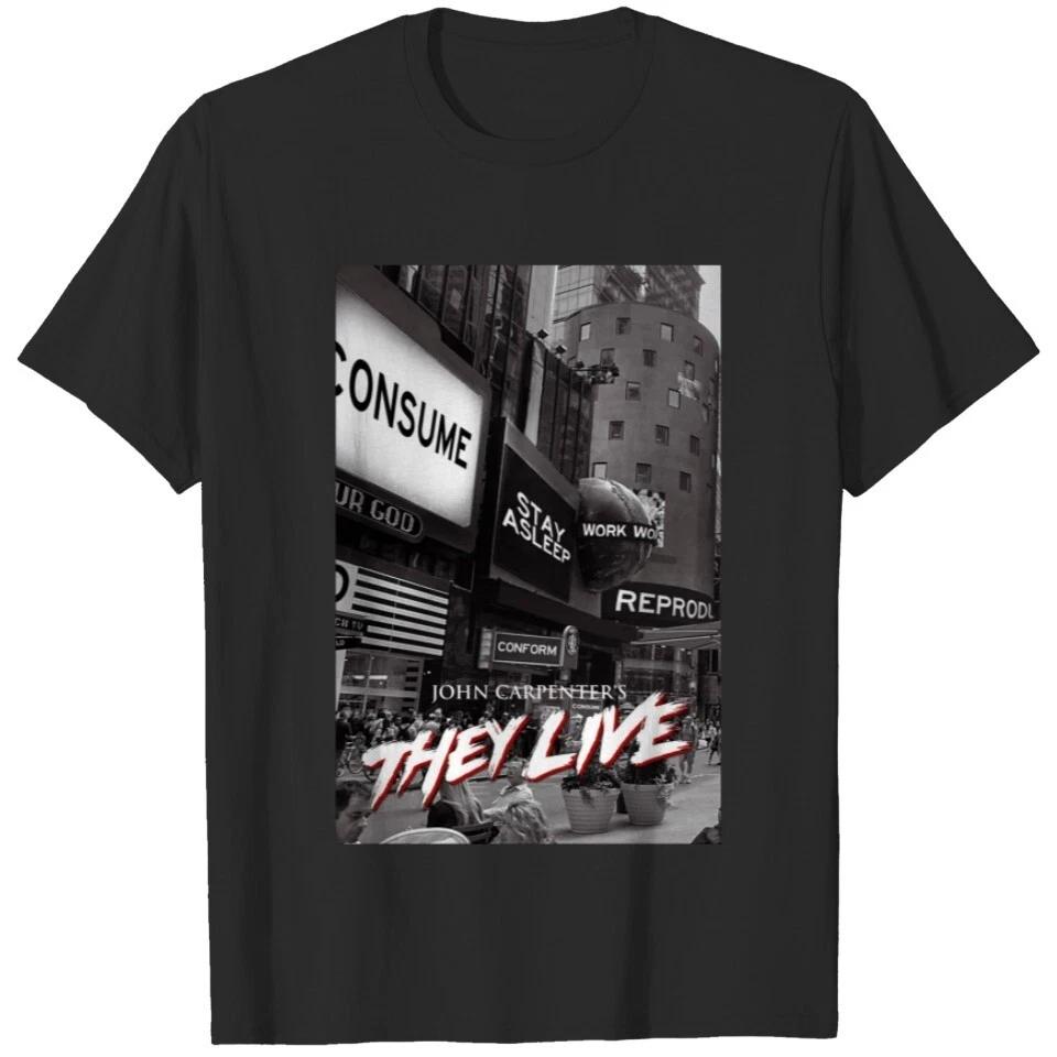 New They Live - John Carpenter Film T-shirt